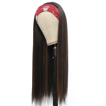Парики с оголовьем омбре, светлые парики длиной 20-30 дюймов, синтетические волосы, натуральные, для чернокожих женщин