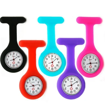 Карманные часы, женские аналоговые часы с цифровым дисплеем, брелок, брошь для медсестры, карманные электрические часы, Модные часы