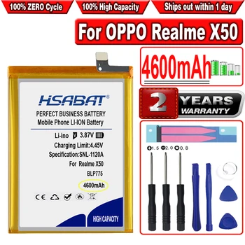 Аккумулятор HSABAT 4600mAh BLP775 для OPPO Realme X50