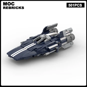 Строительный блок MOC A Wing Starfighter Серии Empire Space War, сборочная модель, кирпичные игрушки, детские Рождественские подарки