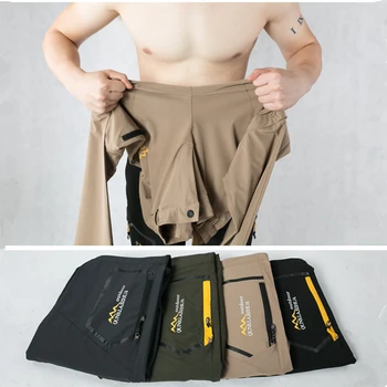 Мужские походные брюки для кемпинга, треккинга, летние тонкие водонепроницаемые быстросохнущие, устойчивые к ультрафиолетовому излучению брюки для скалолазания на открытом воздухе 6XL